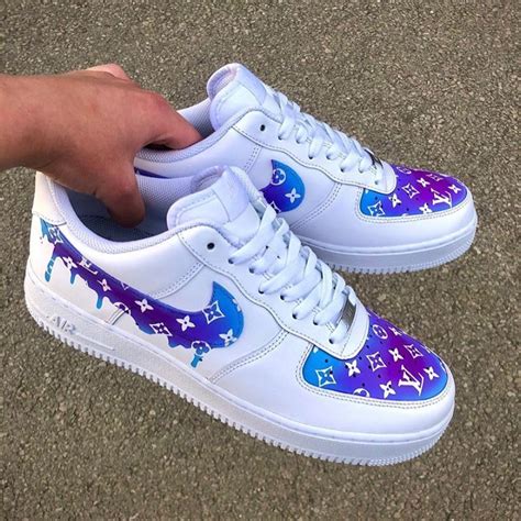 blue louis vuitton air force ones|louis vuitton air force 1 collaboration.